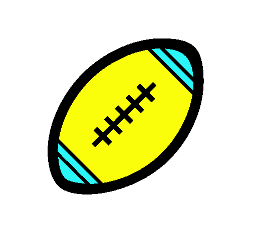 Dibujo Pelota de fútbol americano II pintado por tincho