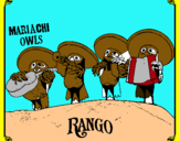 Dibujo Mariachi Owls pintado por lukayaster