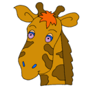 Dibujo Cara de jirafa pintado por ireneyariadn
