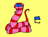 Dibujo Serpiente pintado por anioo