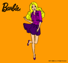 Dibujo Barbie informal pintado por amalia