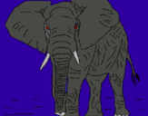 Dibujo Elefante pintado por titotito
