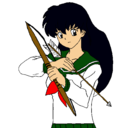 Dibujo Kagome pintado por llaura