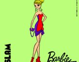 Dibujo Barbie Fashionista 5 pintado por maka10