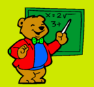 Dibujo Profesor oso pintado por mamarachu