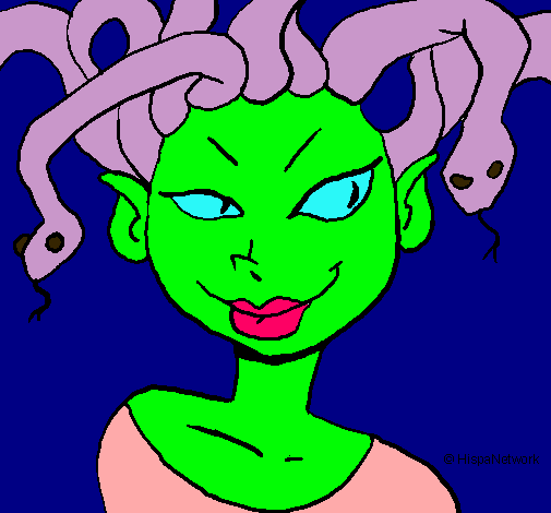 Mujer medusa