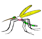 Dibujo Mosquito pintado por yemo