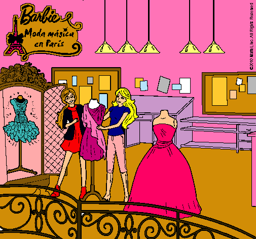 Barbie en la tienda