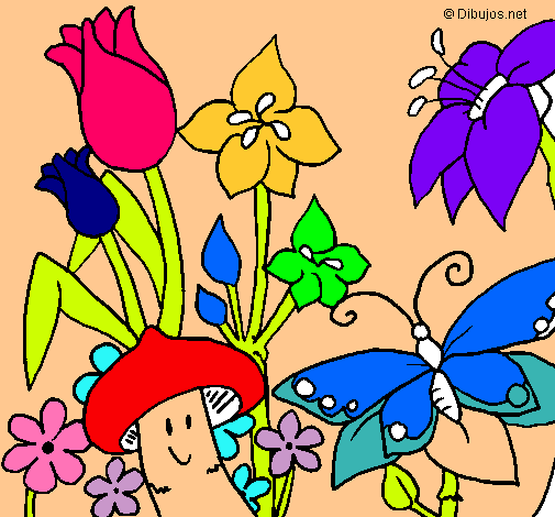 Dibujo Fauna y flora pintado por milulita