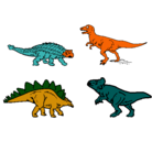 Dibujo Dinosaurios de tierra pintado por darenk