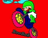 Dibujo BooBob pintado por boobod