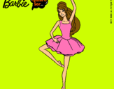 Dibujo Barbie bailarina de ballet pintado por Sarit