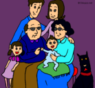 Dibujo Familia pintado por lafresitas