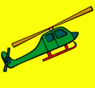 Dibujo Helicóptero de juguete pintado por papasito