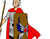Dibujo Soldado romano II pintado por tomomi