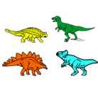 Dibujo Dinosaurios de tierra pintado por fgyhgfrdhyih