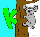 Dibujo Koala pintado por jimmi