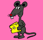 Dibujo Rata 2 pintado por ratoncito