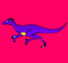 Dibujo Velociraptor pintado por boriz