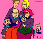 Dibujo Familia pintado por  bjcbhcnc