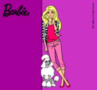 Dibujo Barbie con cazadora de cuadros pintado por valeria123