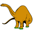 Dibujo Braquiosaurio II pintado por tinotan