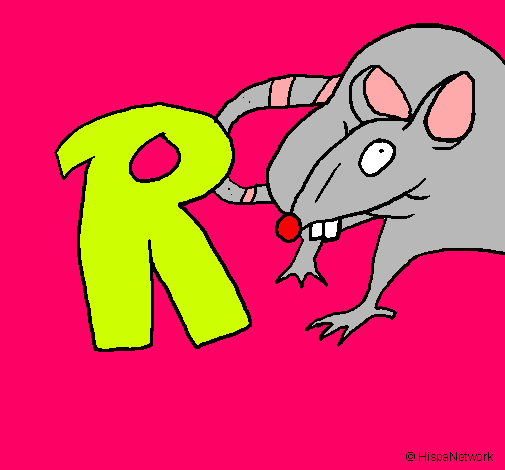 Dibujo Rata pintado por ElRafaCrac
