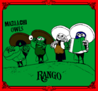 Dibujo Mariachi Owls pintado por gena