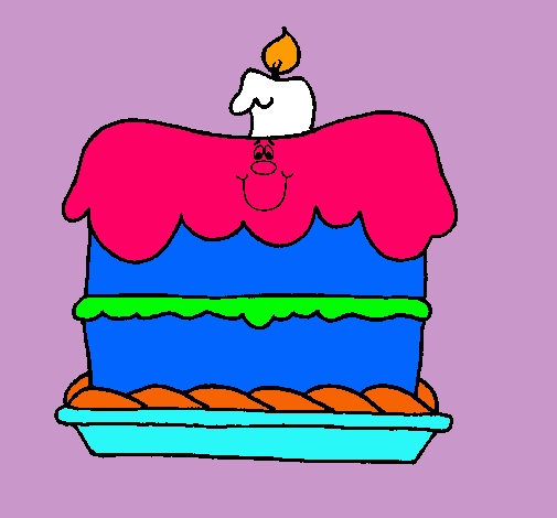 Pastel de cumpleaños