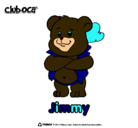 Dibujo Jimmy pintado por cuca