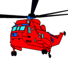 Dibujo Helicóptero al rescate pintado por lolipo