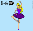 Dibujo Barbie bailarina de ballet pintado por johemy