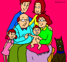 Dibujo Familia pintado por jossetty