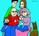 Dibujo Familia pintado por chimcharm