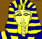 Dibujo Tutankamon pintado por gucsgusduvyd