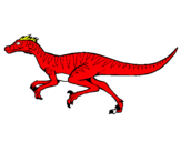 Dibujo Velociraptor pintado por dominic