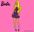 Dibujo Barbie veraniega pintado por guarda