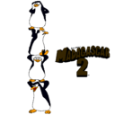 Dibujo Madagascar 2 Pingüinos pintado por rixanyer