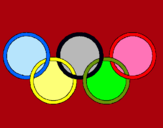 Dibujo Anillas de los juegos olimpícos pintado por xgfvfcf+