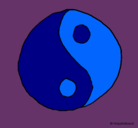 Dibujo Yin yang pintado por LEIVIL