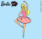 Dibujo Barbie bailarina de ballet pintado por HANNIA