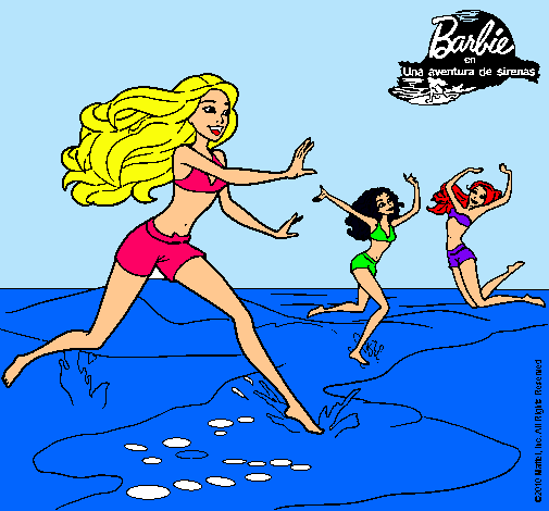 Barbie de regreso a la playa