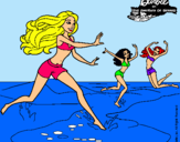 Dibujo Barbie de regreso a la playa pintado por llskdjjfhfjf