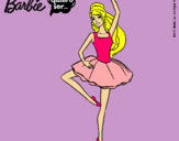 Dibujo Barbie bailarina de ballet pintado por cielogpe