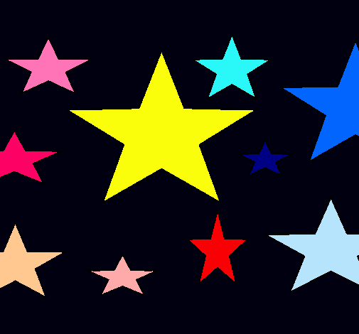 Dibujo Estrellas 4 pintado por -Estelamin