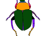 Dibujo Escarabajo pintado por DUSTIN07