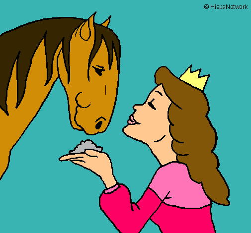 Princesa y caballo