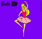 Dibujo Barbie bailarina de ballet pintado por sharpay12345