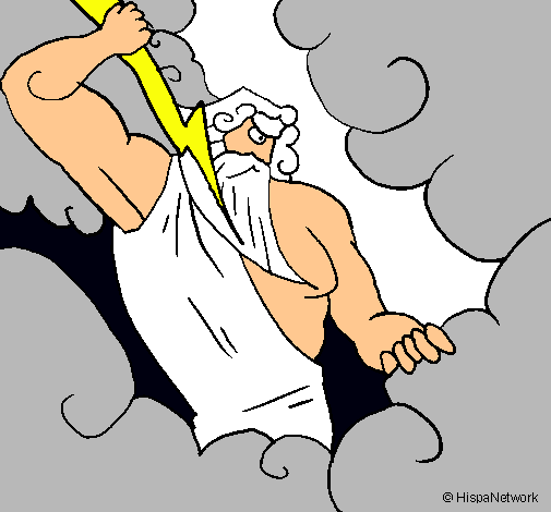 Dibujo Dios Zeus pintado por ICHIGO
