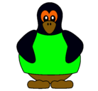 Dibujo Pingüino pintado por camilaaaa